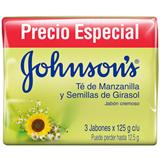 Jabón en Barra Té de Manzanilla y Semillas de Girasol Johnson's  375 g en Éxito