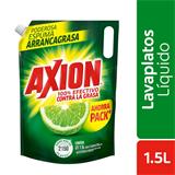 Jabón Lavaplatos Líquido con Aroma a Limón Espuma Activa Axion 1 500 ml en Éxito