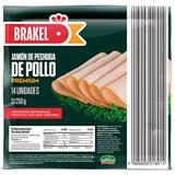 Jamón de Pollo Premium Brakel  250 g en D1