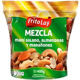 Mezcla de Nueces Maní Salado, Almendras y Marañones Frito Lay  400 g en Éxito