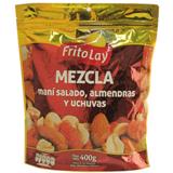 Mezcla de Nueces y Frutas Secas Maní Salado, Almendras y Uchuvas Frito Lay  400 g en Éxito