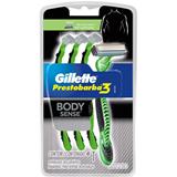 Máquina para Afeitar de 3 Hojas Cuerpo Gillette  4 unidades en Éxito