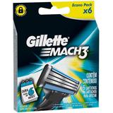 Repuesto para Máquina para Afeitar de 3 Hojas Gillette  6 unidades en Éxito