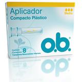 Tampones con Aplicador para Flujo Medio o.b.  8 unidades en Jumbo