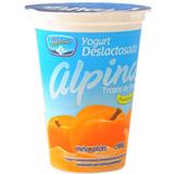 Yogur Deslactosado Melocotón, Trozos de Fruta Alpina  200 g en Jumbo