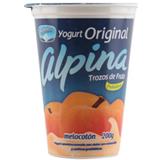 Yogur Semidescremado con Sabor a Melocotón Trozos de Fruta Alpina  200 g en Éxito